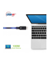TECHLY USB 4 Gen 3 Type-C Cable M/M E-Mark 8K 40Gbps 100W PD 0.8m - nr 15