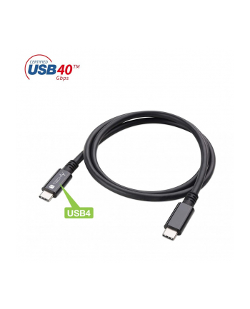TECHLY USB 4 Gen 3 Type-C Cable M/M E-Mark 8K 40Gbps 100W PD 0.8m