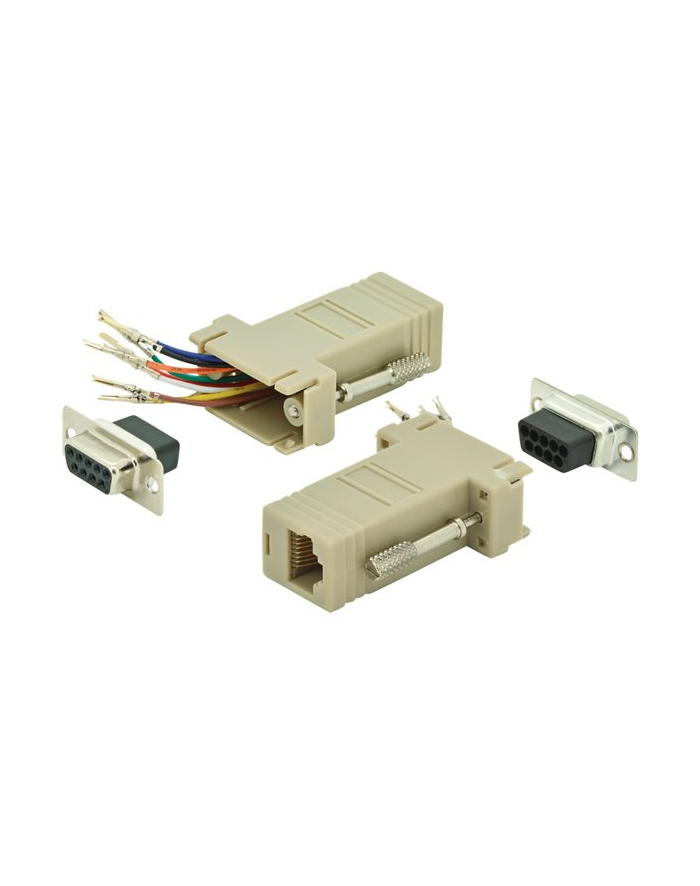 assmann electronic DIGITUS Adapter RS232/RJ45 MODULARNYny Typ DSUB9/RJ45 Ż/Ż główny