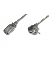 assmann electronic DIGITUS Kabel połączeniowy zasilający Typ Schuko kątowy/IEC C13 M/Ż czarny 2.5m - nr 1