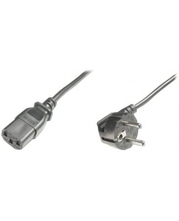 assmann electronic DIGITUS Kabel połączeniowy zasilający Typ Schuko kątowy/IEC C13 M/Ż czarny 5m