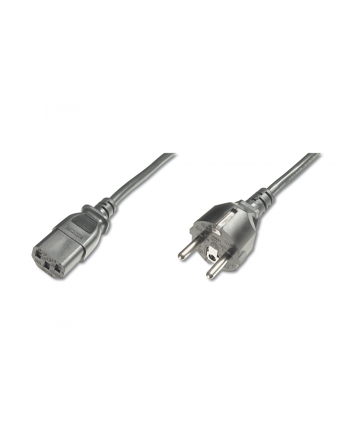 assmann electronic ASSMANN 1x power cable schuko - C15 Kolor: CZARNY 1.8m główny