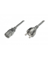 assmann electronic ASSMANN 1x power cable schuko - C15 Kolor: CZARNY 1.8m - nr 7