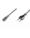 assmann electronic DIGITUS Kabel połączeniowy zasilający Typ Euro (CEE 7/16)/IEC C7 M/Ż czarny 18m - nr 1
