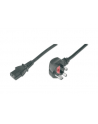assmann electronic DIGITUS Kabel połączeniowy zasilający Typ UK kątowy/IEC C13 M/Ż czarny 18m - nr 10