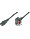 assmann electronic DIGITUS Kabel połączeniowy zasilający Typ UK kątowy/IEC C13 M/Ż czarny 18m - nr 11