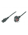 assmann electronic DIGITUS Kabel połączeniowy zasilający Typ UK kątowy/IEC C13 M/Ż czarny 18m - nr 1