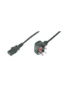 assmann electronic DIGITUS Kabel połączeniowy zasilający Typ UK kątowy/IEC C13 M/Ż czarny 18m - nr 3