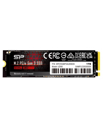 silicon power computer ' communicat SILICON POWER SSD UD80 1TB M.2 PCIe Gen3 x4 NVMe 3400/3000 MB/s
