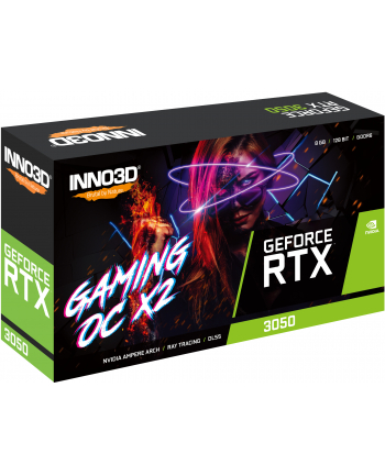 INNO3D GEFORCE RTX 3050 GAMING OC X2 8GB GDDR6 3xDP 1xHDMI