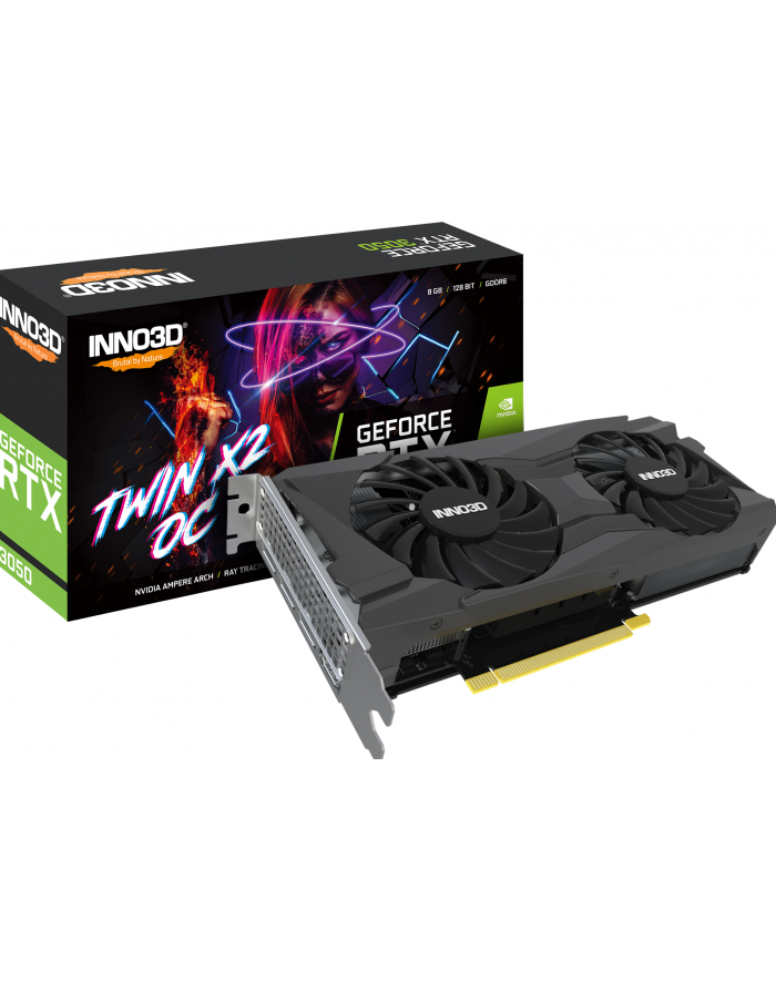 INNO3D GeForce RTX 3050 Twin X2 OC 8GB GDDR6X 128-bit 3xDP+HDMI główny