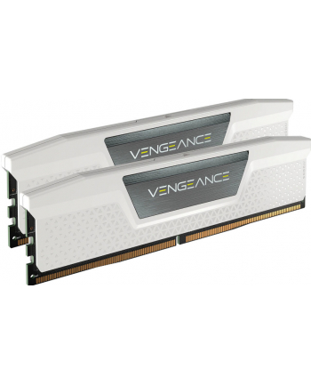 CORSAIR VENGEANCE DDR5 32GB 2x16GB 5200MHz 1.25V DIMM White Heatspreader Black PCB