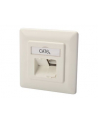 DIGITUS MODULARNY wall outlet 2xRJ45 Kolor: BIAŁY Cat6a fully shielded flush mount horizontal cable installation - nr 1