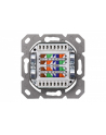 DIGITUS MODULARNY wall outlet 2xRJ45 Kolor: BIAŁY Cat6a fully shielded flush mount horizontal cable installation - nr 27