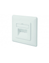 DIGITUS MODULARNY wall outlet 2xRJ45 Kolor: BIAŁY Cat6a fully shielded flush mount horizontal cable installation - nr 2