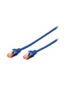 DIGITUS CAT 6 S-FTP patch cable Cu LSZH AWG 27/7 length 0.5 m color blue - nr 2