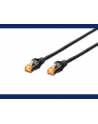 DIGITUS CAT 6 S-FTP patch cable Cu LSZH AWG 27/7 length 1 m color Kolor: CZARNY - nr 19