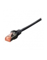 DIGITUS CAT 6 S-FTP patch cable Cu LSZH AWG 27/7 length 1 m color Kolor: CZARNY - nr 20