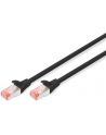 DIGITUS CAT 6 S-FTP patch cable Cu LSZH AWG 27/7 length 1 m color Kolor: CZARNY - nr 4