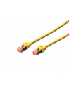DIGITUS CAT 6 S-FTP patch cable Cu LSZH AWG 27/7 length 1 m color yellow - nr 17