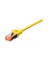 DIGITUS CAT 6 S-FTP patch cable Cu LSZH AWG 27/7 length 1 m color yellow - nr 1