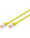 DIGITUS CAT 6 S-FTP patch cable Cu LSZH AWG 27/7 length 1 m color yellow - nr 21