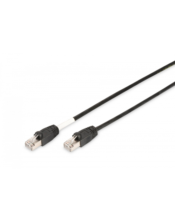 DIGITUS CAT6 S/FTP outdoor-patchcable AWG 27/7 2xRJ45 UV resistant -30 C up to +80 C Kolor: CZARNY 2m główny