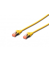 DIGITUS CAT 6 S-FTP patch cable Cu LSZH AWG 27/7 length 2 m color yellow - nr 10