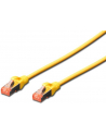 DIGITUS CAT 6 S-FTP patch cable Cu LSZH AWG 27/7 length 2 m color yellow - nr 16
