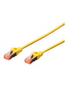 DIGITUS CAT 6 S-FTP patch cable Cu LSZH AWG 27/7 length 2 m color yellow - nr 1