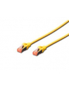DIGITUS CAT 6 S-FTP patch cable Cu LSZH AWG 27/7 length 2 m color yellow - nr 21