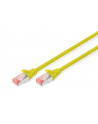 DIGITUS CAT 6 S-FTP patch cable Cu LSZH AWG 27/7 length 2 m color yellow - nr 22