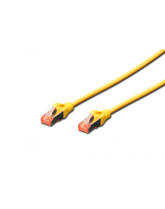 DIGITUS CAT 6 S-FTP patch cable Cu LSZH AWG 27/7 length 3 m color yellow główny