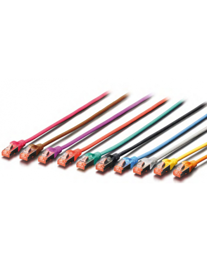 DIGITUS CAT 6 S-FTP patch cable Cu LSZH AWG 27/7 length 5 m color Kolor: CZARNY główny
