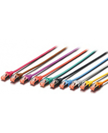 DIGITUS CAT 6 S-FTP patch cable Cu LSZH AWG 27/7 length 5 m color Kolor: CZARNY