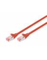 DIGITUS CAT 6 S-FTP patch cable Cu LSZH AWG 27/7 length 5 m color red - nr 13