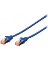 DIGITUS CAT 6 S-FTP patch cable Cu LSZH AWG 27/7 length 10 m color blue - nr 8