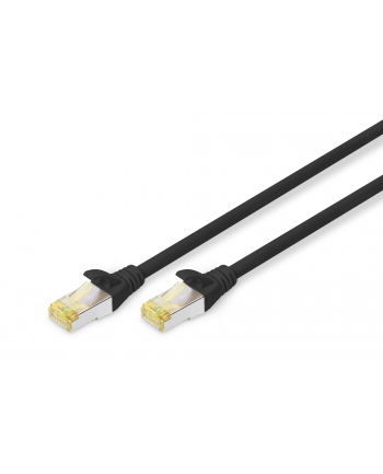DIGITUS CAT 6A S-FTP patch cable Cu LSZH AWG 26/7 length 0.5 m color Kolor: CZARNY