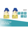 DIGITUS CAT 6A S-FTP patch cable Cu LSZH AWG 26/7 length 0.5 m color blue - nr 3