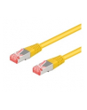 DIGITUS CAT 6A S-FTP patch cable Cu LSZH AWG 26/7 length 0.5 m color yellow - nr 2