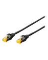 DIGITUS CAT 6A S-FTP patch cable Cu LSZH AWG 26/7 length 1 m color Kolor: CZARNY - nr 1