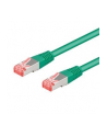 DIGITUS CAT 6A S-FTP patch cable Cu LSZH AWG 26/7 length 1 m color green - nr 2