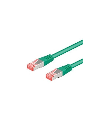 DIGITUS CAT 6A S-FTP patch cable Cu LSZH AWG 26/7 length 1 m color green