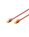 DIGITUS CAT 6A S-FTP patch cable Cu LSZH AWG 26/7 length 1 m color red - nr 4