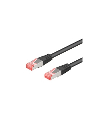 DIGITUS CAT 6A S-FTP patch cable Cu LSZH AWG 26/7 length 2 m color Kolor: CZARNY