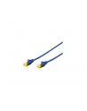 DIGITUS CAT 6A S-FTP patch cable Cu LSZH AWG 26/7 length 2 m color blue - nr 1