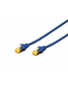 DIGITUS CAT 6A S-FTP patch cable Cu LSZH AWG 26/7 length 2 m color blue - nr 6