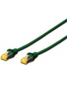 DIGITUS CAT 6A S-FTP patch cable Cu LSZH AWG 26/7 length 2 m color grün - nr 13