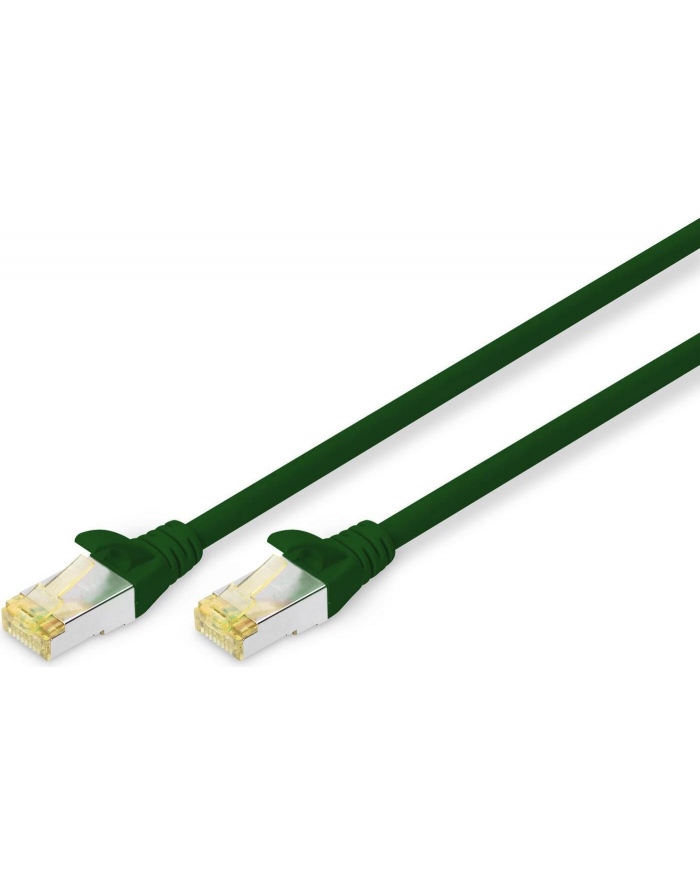DIGITUS CAT 6A S-FTP patch cable Cu LSZH AWG 26/7 length 2 m color grün główny