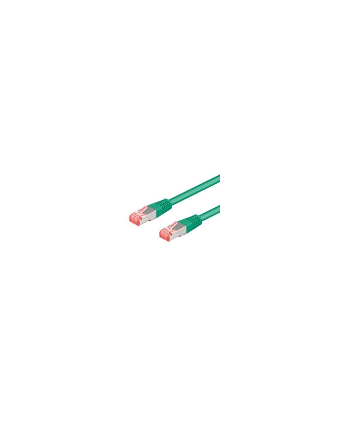 DIGITUS CAT 6A S-FTP patch cable Cu LSZH AWG 26/7 length 3 m color green główny